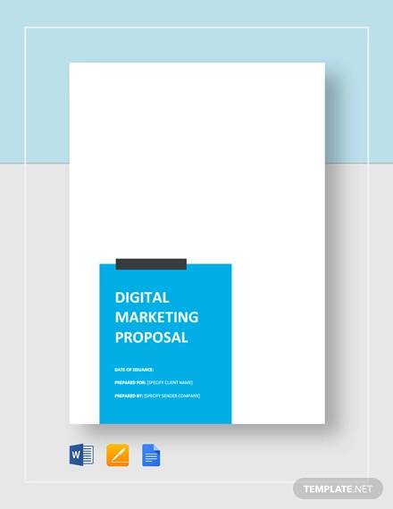 digital marketing proposal template