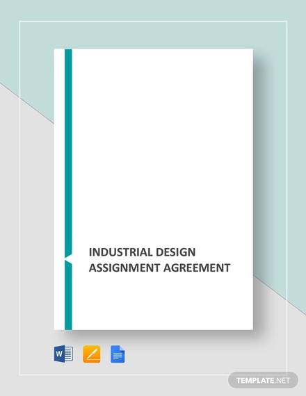 industrial design assignment agreement template