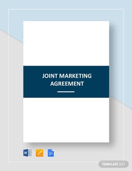 joint marketing agreement template