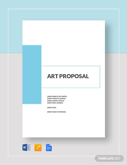 art proposal template