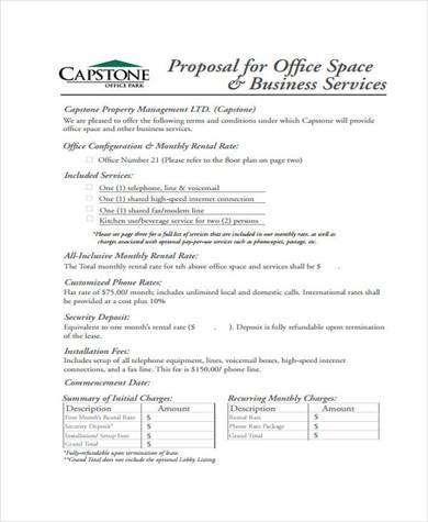 business services proposal template