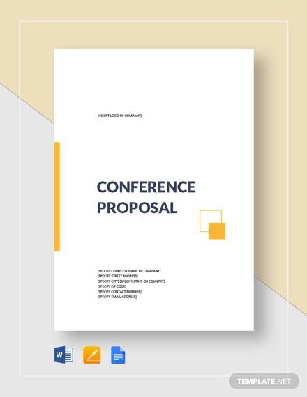 sample proposal for conference presentation