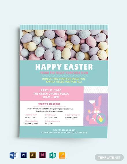 easter flyer template