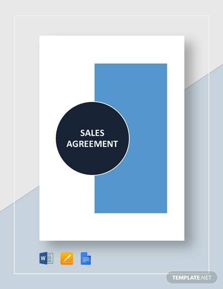 sales agreement template