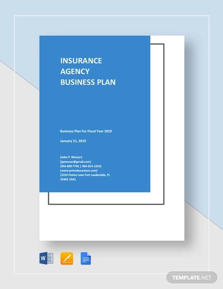 sample insurance agency business plan