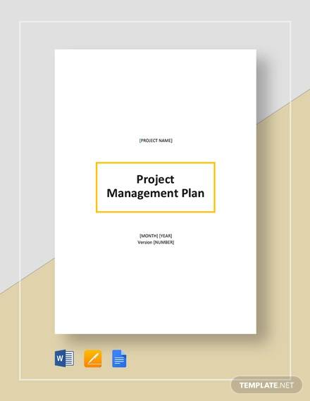 simple project management plan template