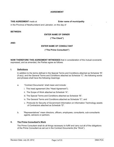 standard consultanting services agreement sample 02