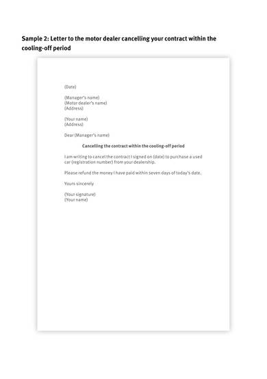 contract cancellation letter for motor dealer 1