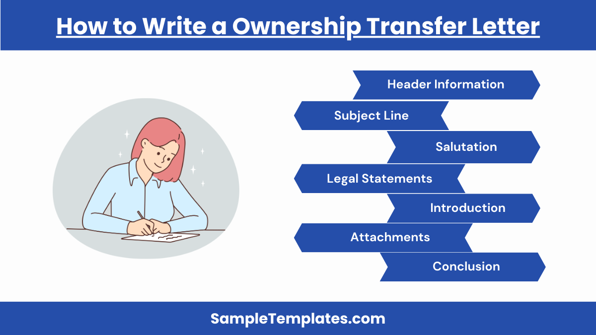 how to write a ownership transfer letter