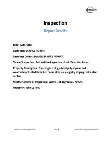 sample building inspection report 02