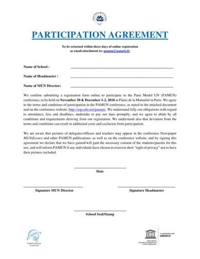 Master Risk Participation Agreement Template