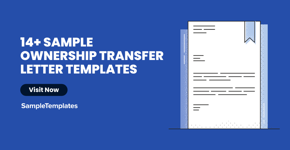 sample ownership transfer letter templates
