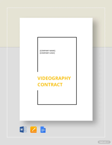 videography contract template