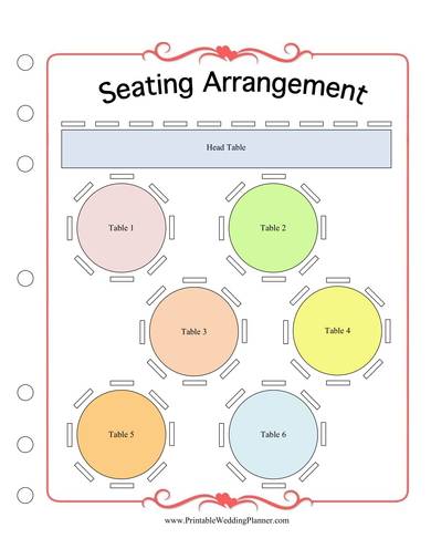 FREE 14 Simple Wedding Seating Chart Samples In Illustrator InDesign MS Word Pages PSD 