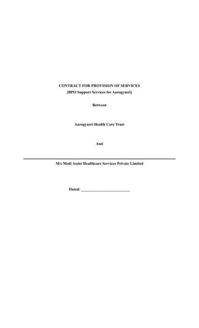 bpo contract agreement template 1