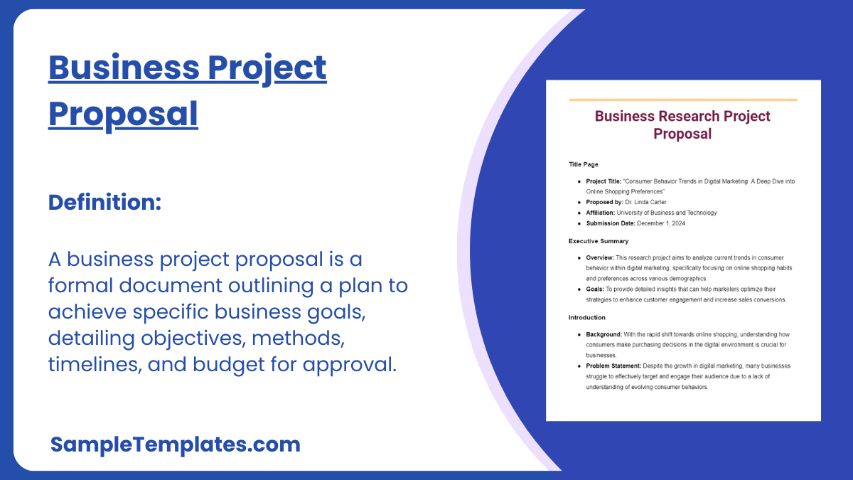 Business Project Proposal