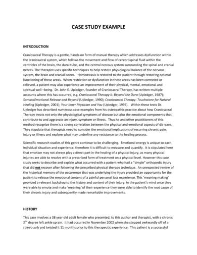 format of case study analysis