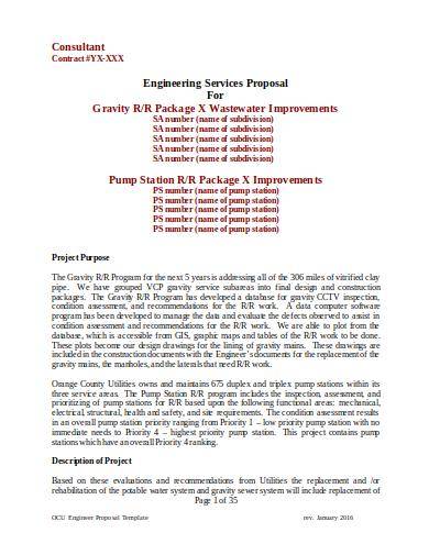 Engineering Proposal Templates 12 Free Word Pdf Format