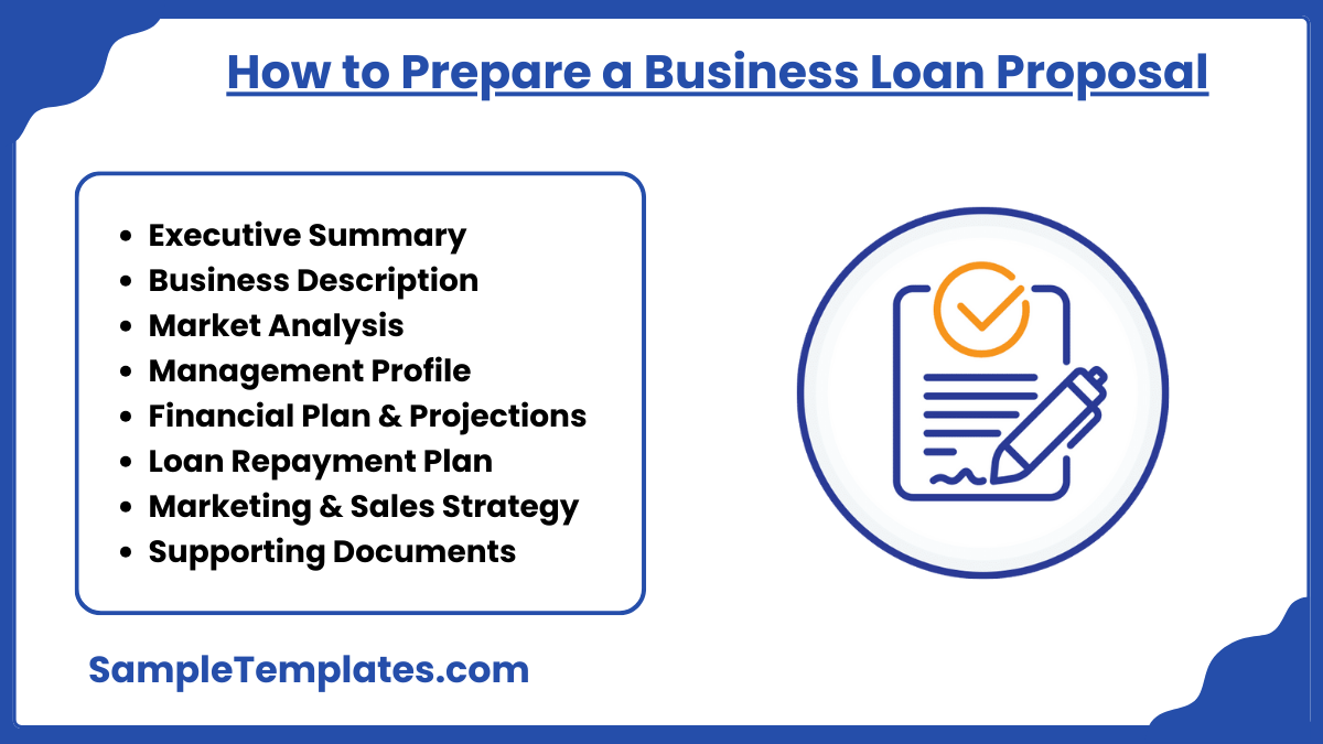 how to prepare a business loan proposal