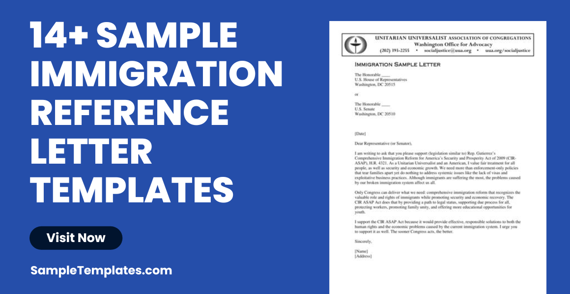 immigration reference letter template