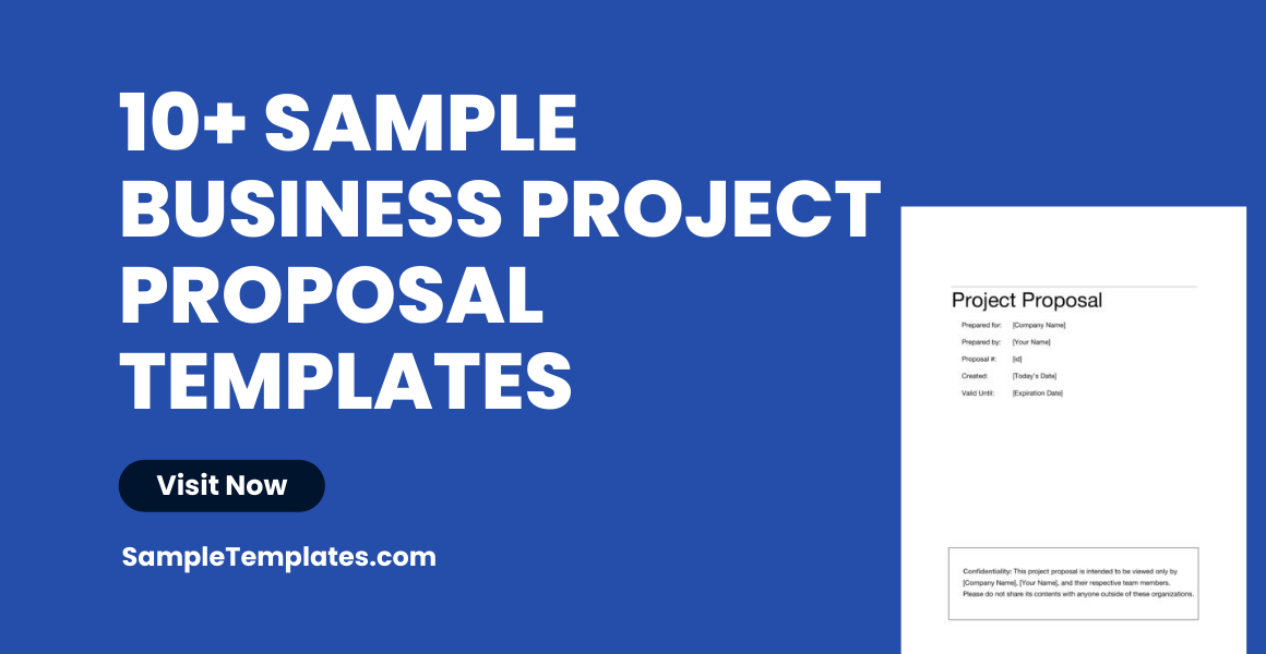 sample business project proposal templates