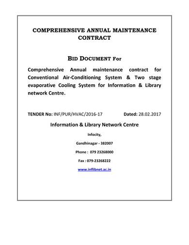 FREE 10 HVAC Maintenance Contract Samples In PDF MS Word