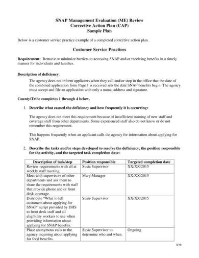 FREE 9 Corrective Action Plan Samples In PDF MS Word