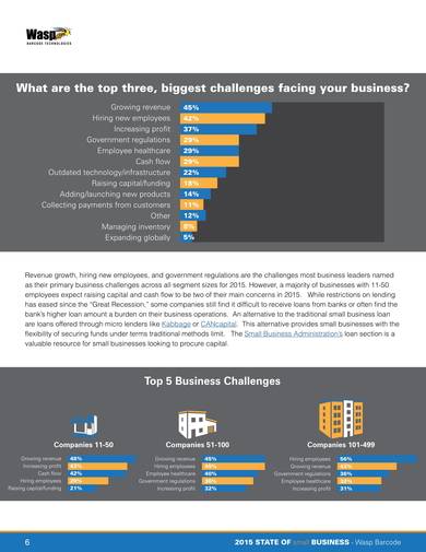 sample state of small business report