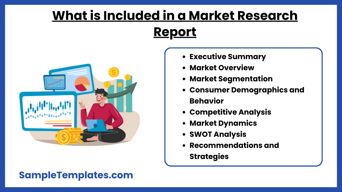 what is included in a market research report