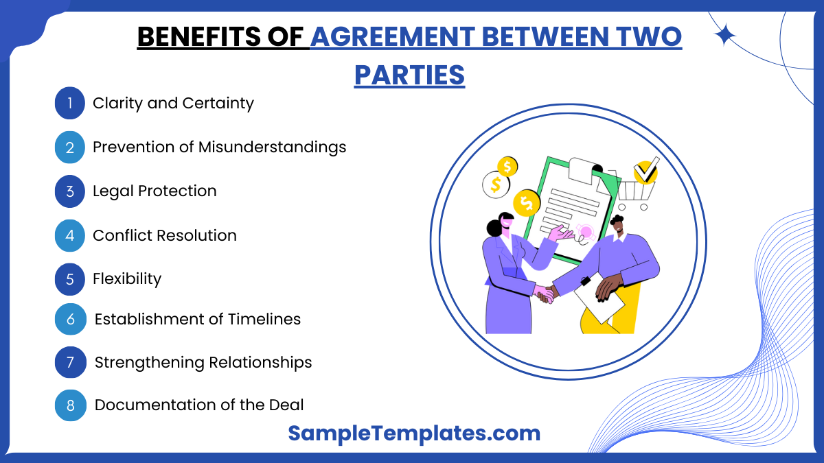 benefits of agreement between two parties