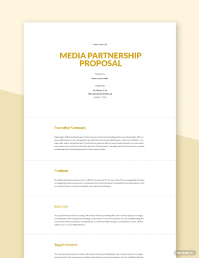 media partnership proposal template