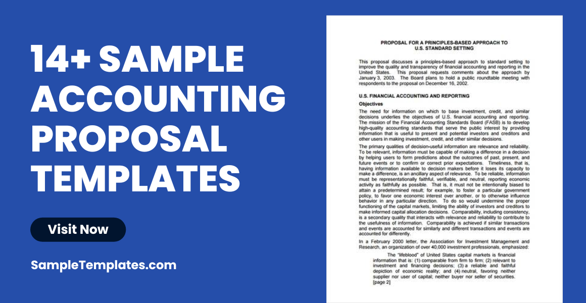 sample accounting proposal templates