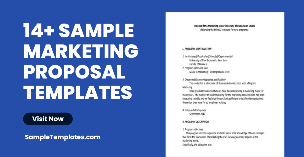sample marketing proposal templates
