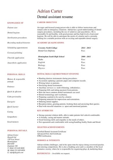 student assistant on resume