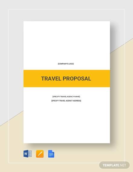 tour package proposal template