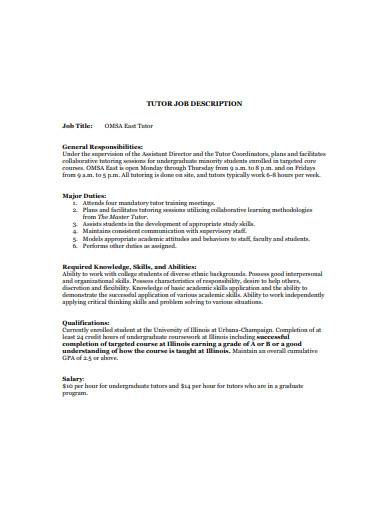 free-8-tutor-job-description-samples-in-pdf-ms-word