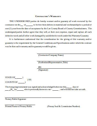 Extended Warranty Agreement Template