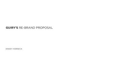 product branding proposal sample