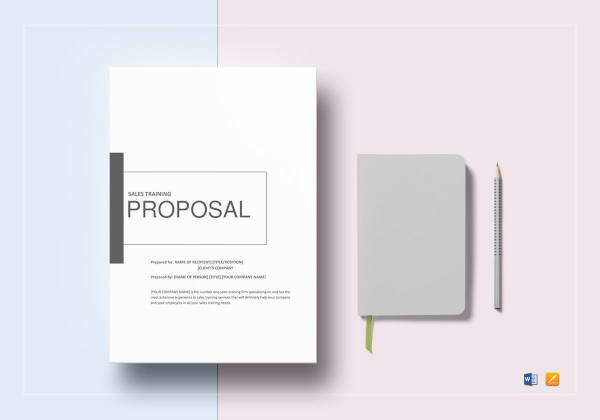 sales training proposal template