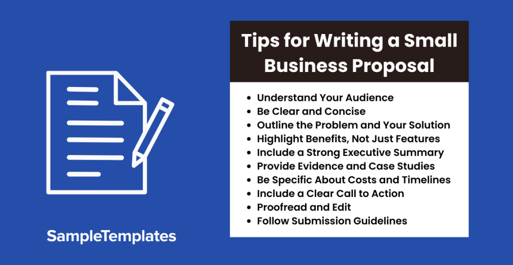 tips for writing a small business proposal 1024x530