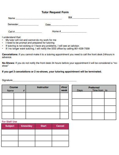 free-14-tutor-request-form-samples-in-pdf-ms-word