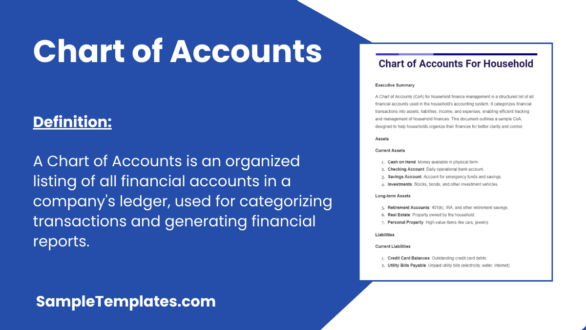 Chart of Account