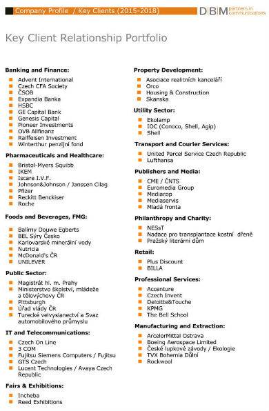 detailed pr company profile sample with orange design