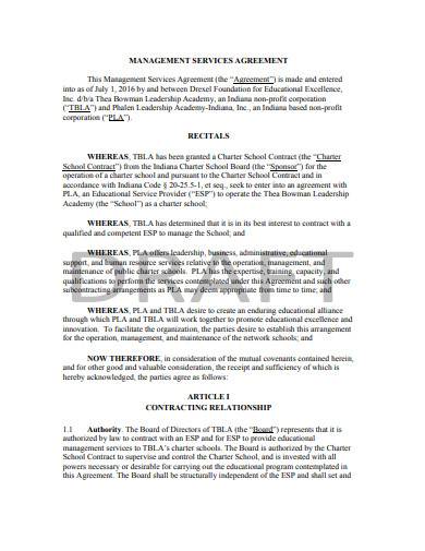 FREE 13 Management Services Agreement Samples In PDF DOC