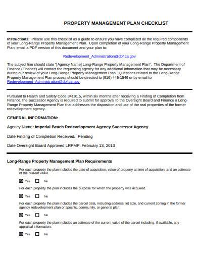 Free 10 Property Management Checklist Samples In Pdf 7905