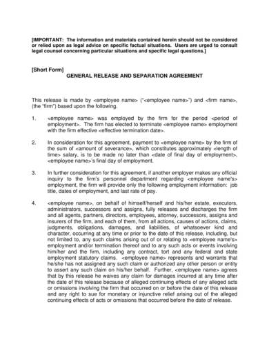 Free 10 Sample Release Agreement Templates In Pdf Ms Word 1632