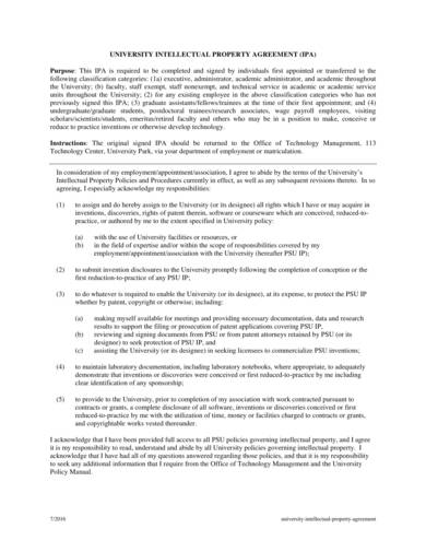 intellectual property transfer agreement template