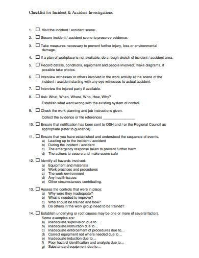 Workplace Investigation Report Template