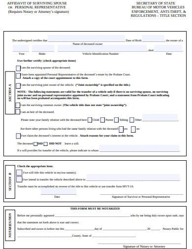 affidavit of surviving spouse in pdf 
