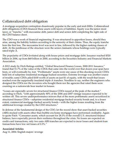 collateralized debt obligation in pdf